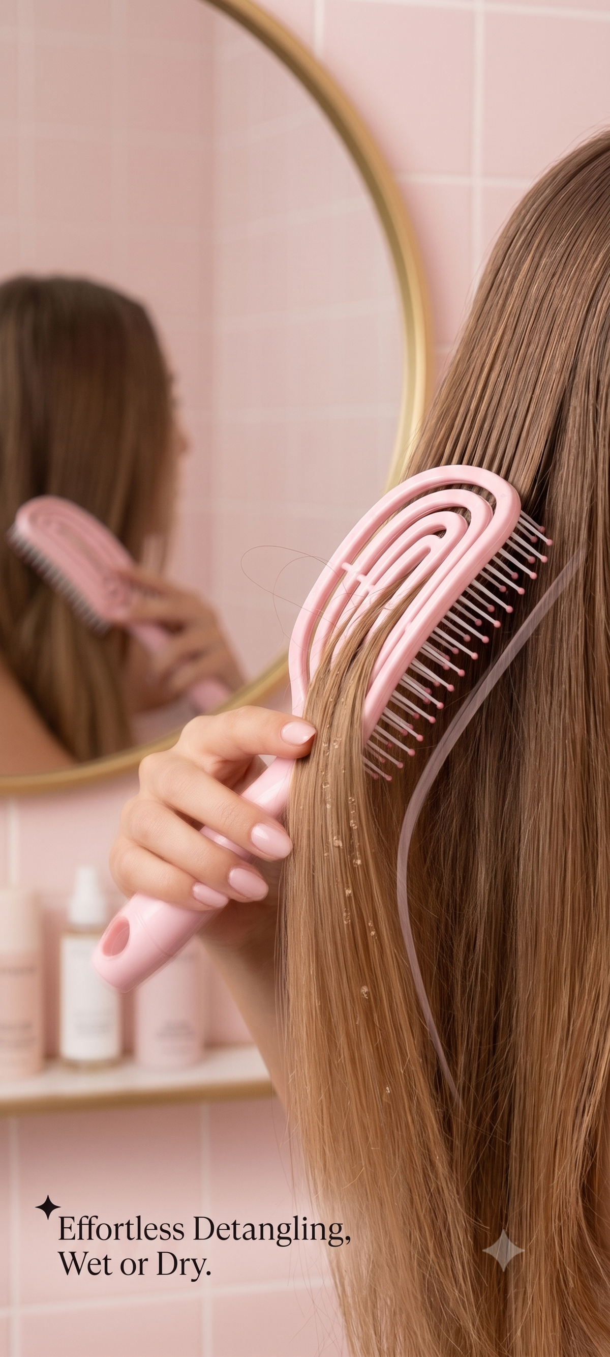 2-Piece Premium Hair Brush Combo for Women & Girls | Scalp Massaging & Easy Detangling